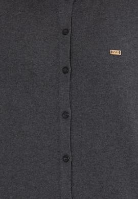 Kadın Antrasit Melanj Basic Triko Hırka - 50251904042