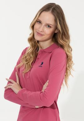 Kadın Pembe Basic Sweatshirt - 50256259073