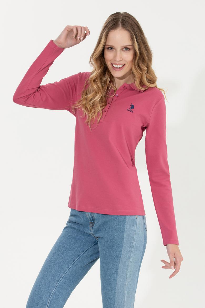 Kadın Pembe Basic Sweatshirt