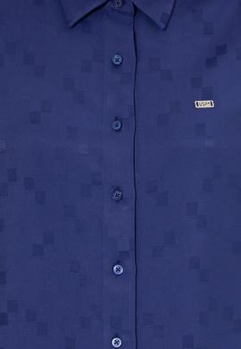 Kadın Mavi Uzun Kollu Gömlek - 50253323003