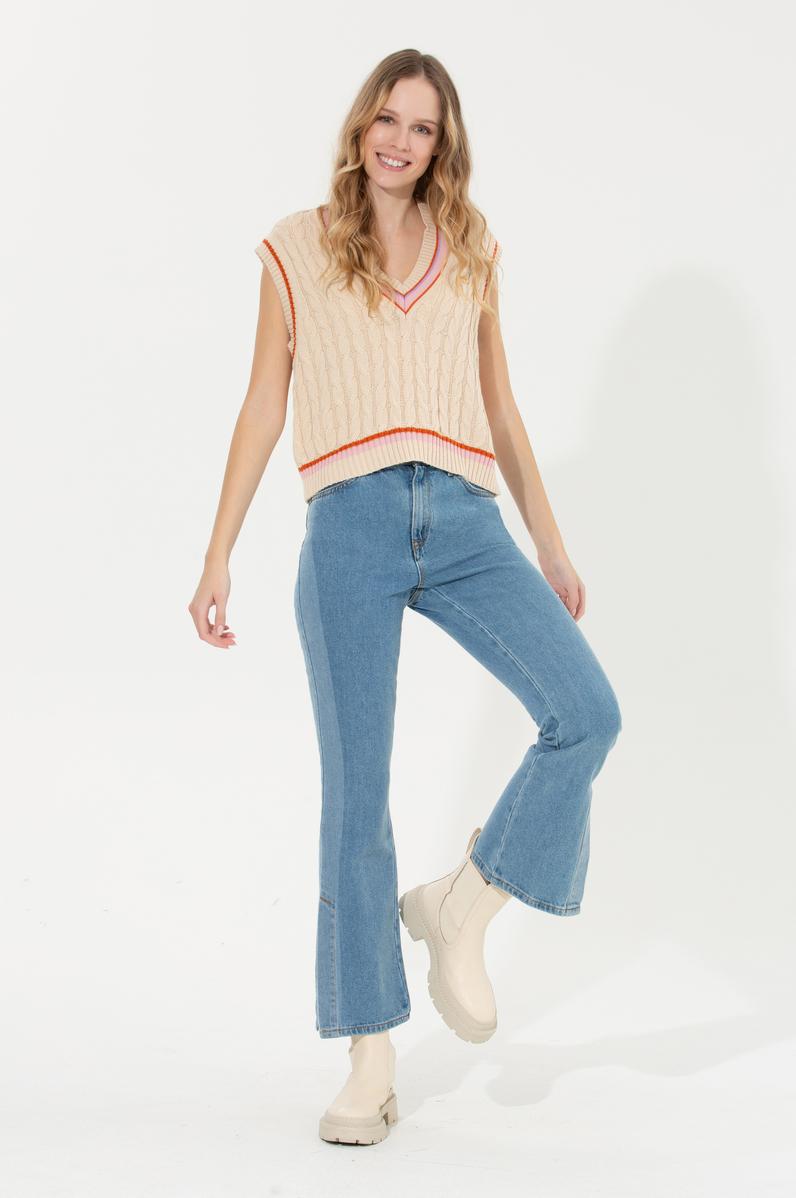 Kadın Açık Mavi Jean Pantolon