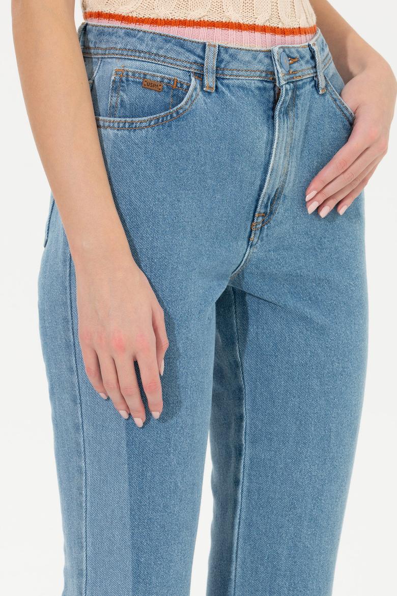 Kadın Açık Mavi Jean Pantolon - 50253483006