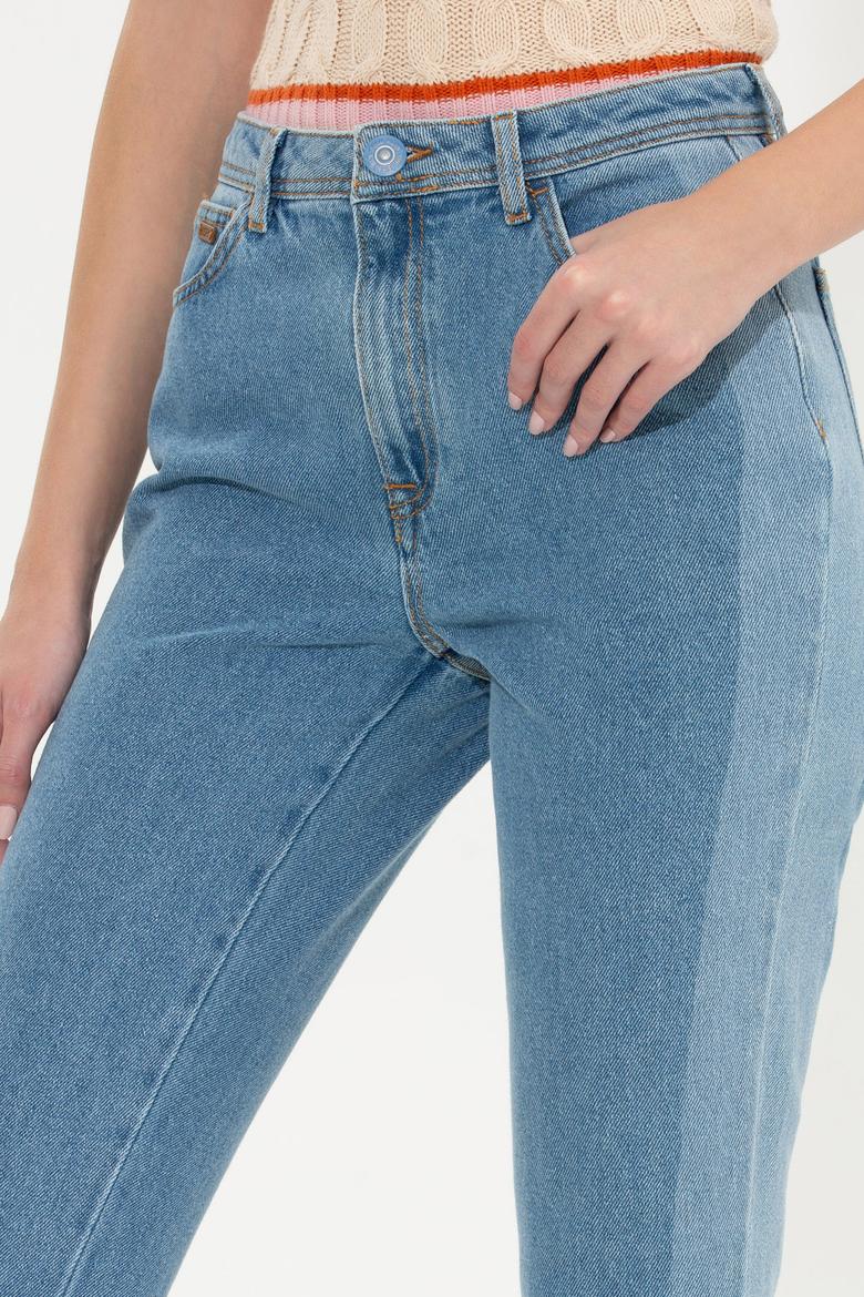 Kadın Açık Mavi Jean Pantolon - 50253483006