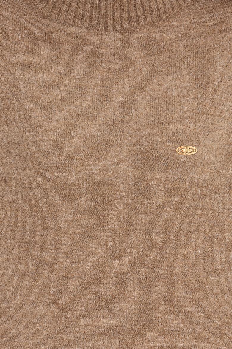 Kadın Camel Balıkçı Yaka Kazak - 50256628007