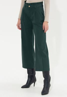 Kadın Koyu Yeşil Pantolon - 50256604015