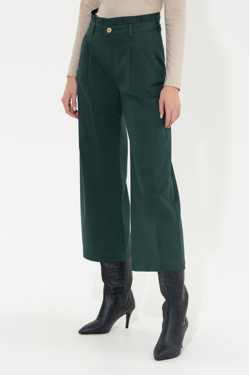 Kadın Koyu Yeşil Pantolon