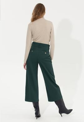 Kadın Koyu Yeşil Pantolon - 50256604015