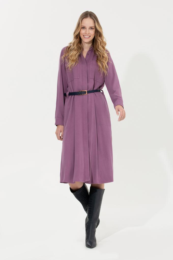 Kadın Menekşe Dokuma Elbise