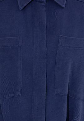 Kadın Mavi Dokuma Elbise - 50253585010