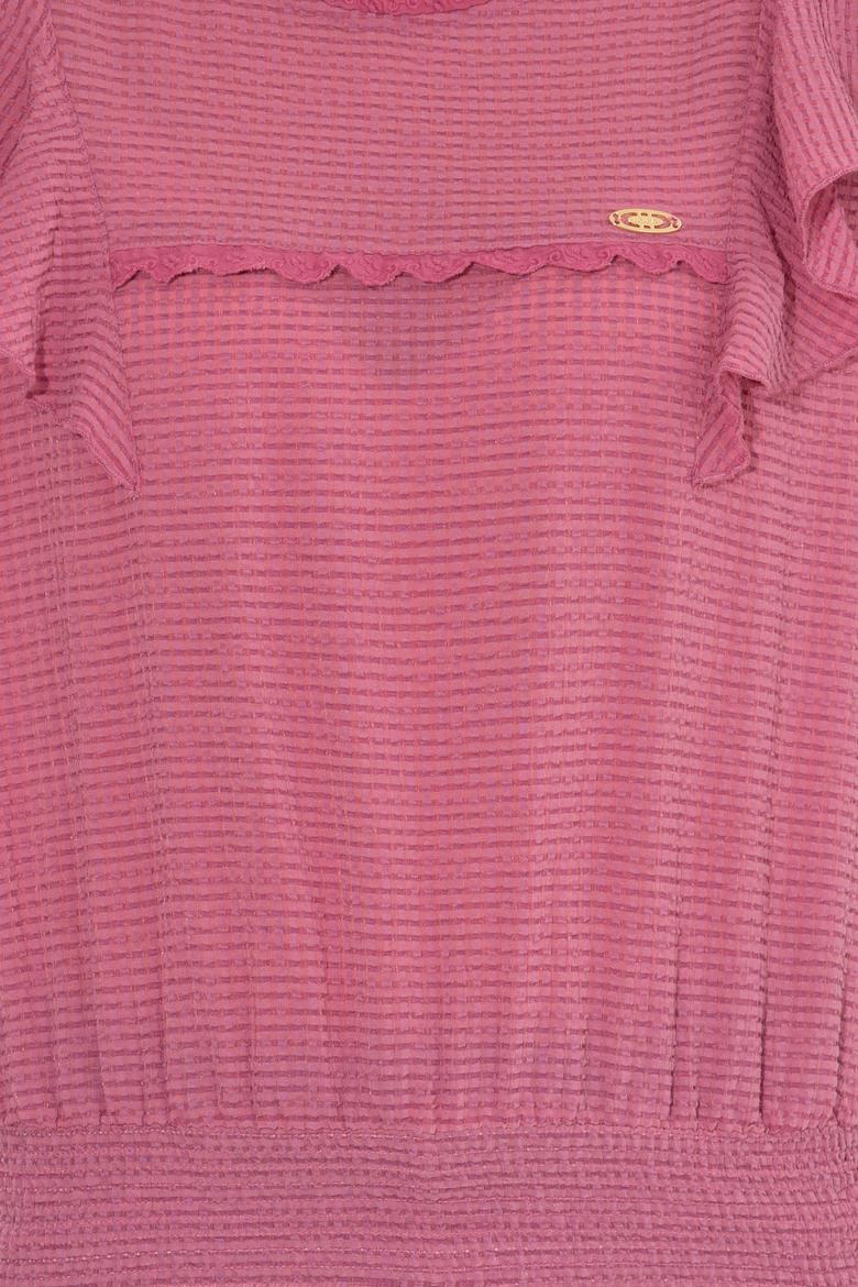 Kadın Pembe Uzun Kollu Gömlek - 50254894004