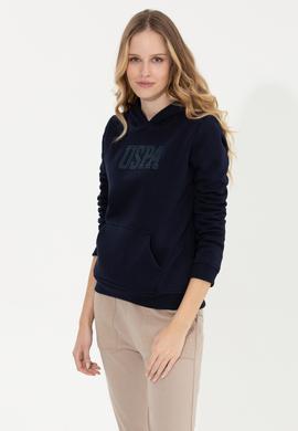 Kadın Lacivert Basic Sweatshirt - 50256249093