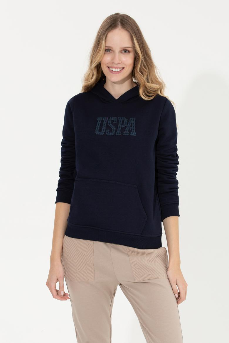 Kadın Lacivert Basic Sweatshirt - 50256249093