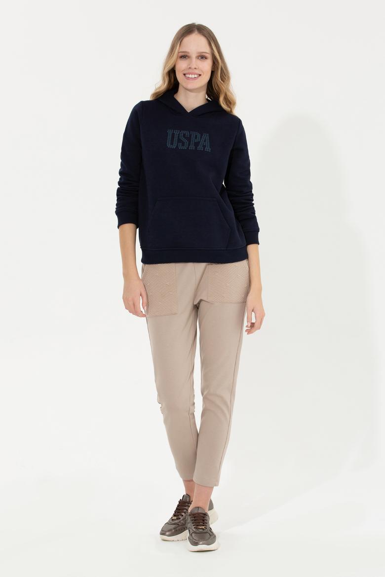 Kadın Lacivert Basic Sweatshirt - 50256249093