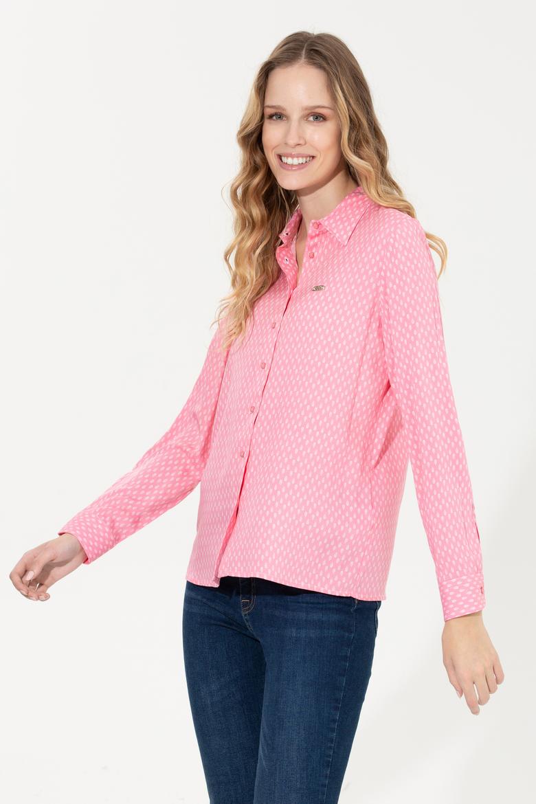 Kadın Manolya Uzun Kollu Gömlek - 50261312014