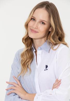 Kadın Açık Mavi Uzun Kollu Gömlek - 50251873015