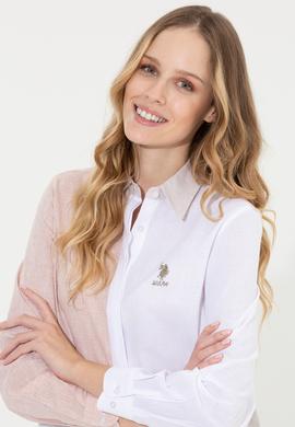 Kadın Turuncu Uzun Kollu Gömlek - 50251873008