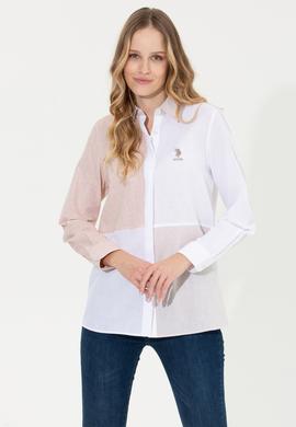 Kadın Turuncu Uzun Kollu Gömlek - 50251873008