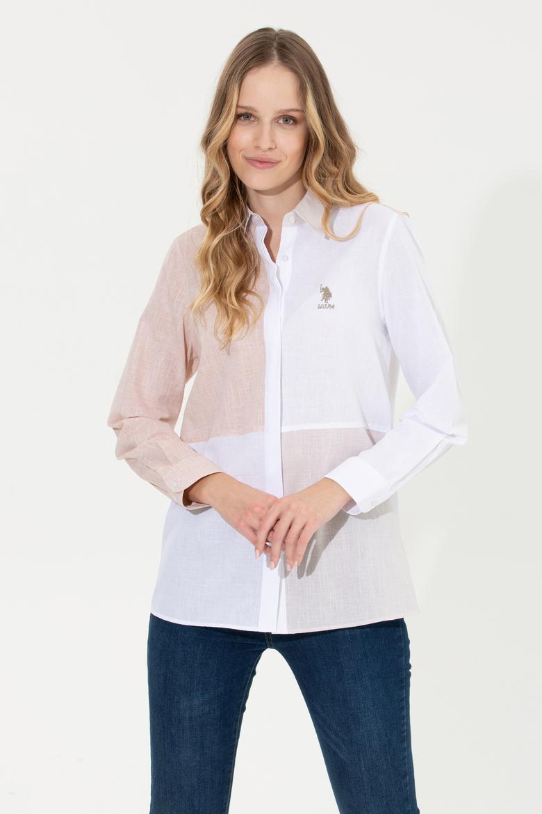 Kadın Turuncu Uzun Kollu Gömlek