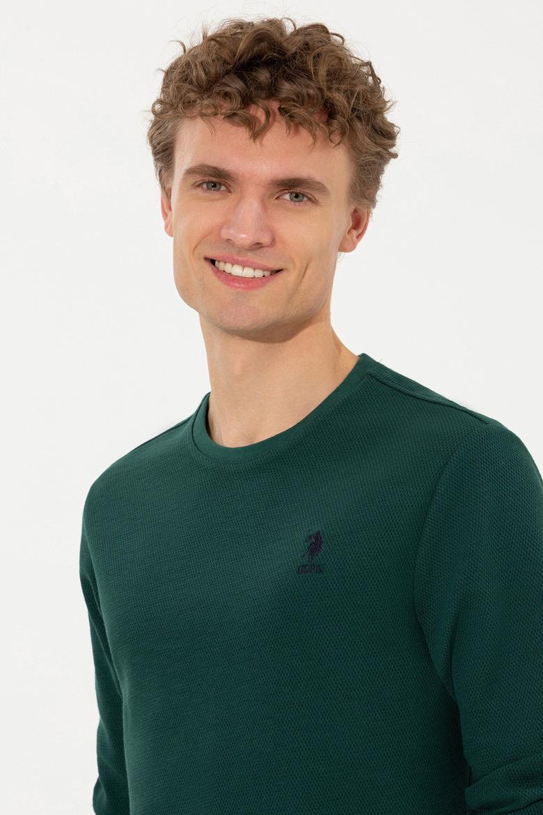 Erkek Yeşil Sweatshirt