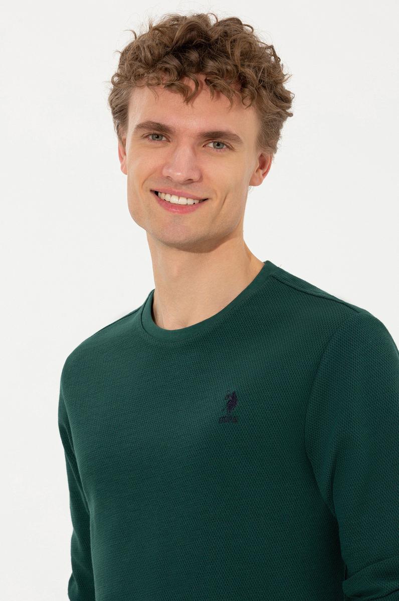 Erkek Yeşil Sweatshirt