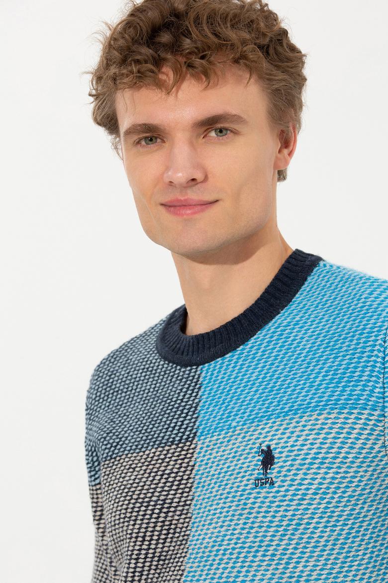 Erkek Lacivert Kazak - 50256676010