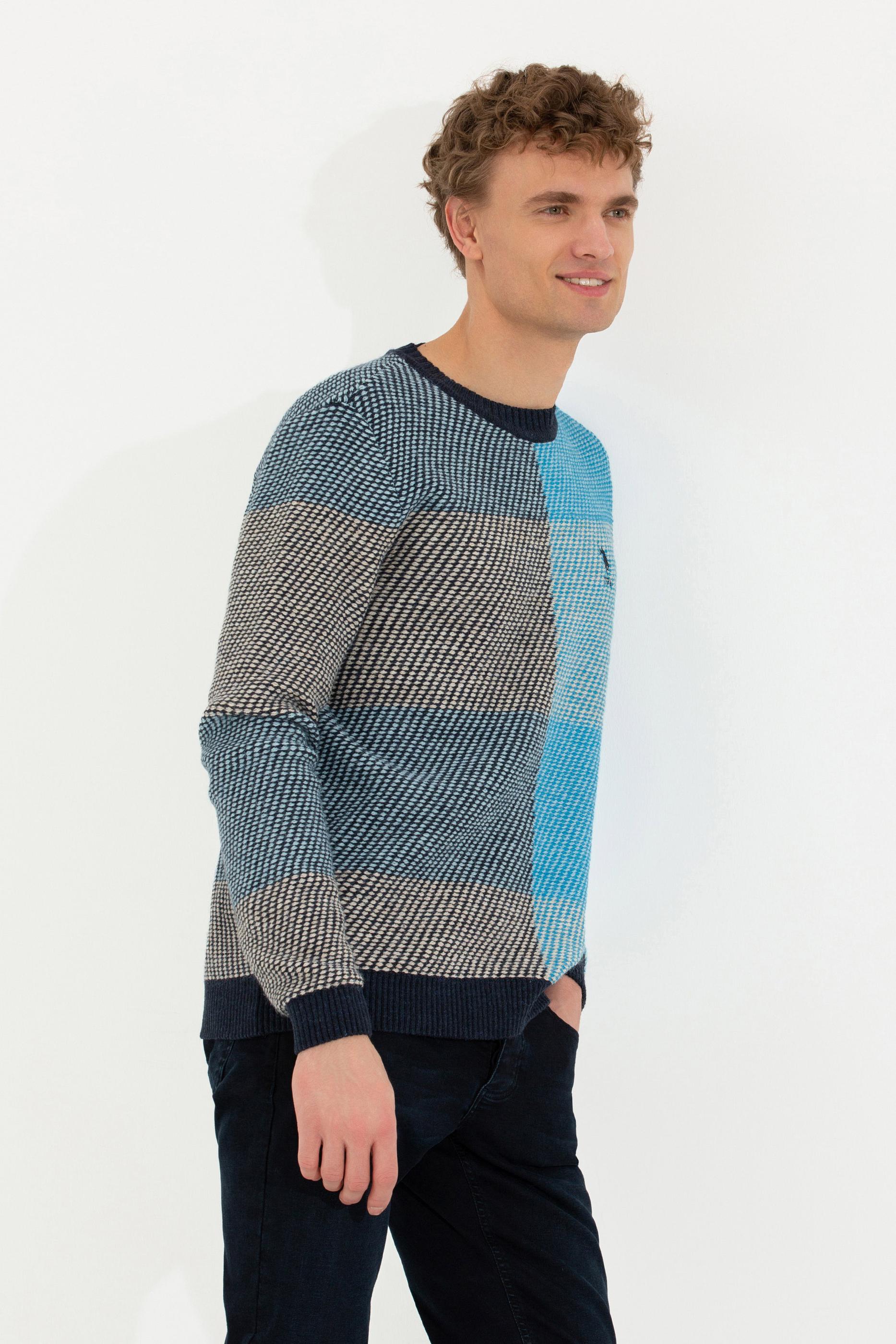 Erkek Lacivert Kazak