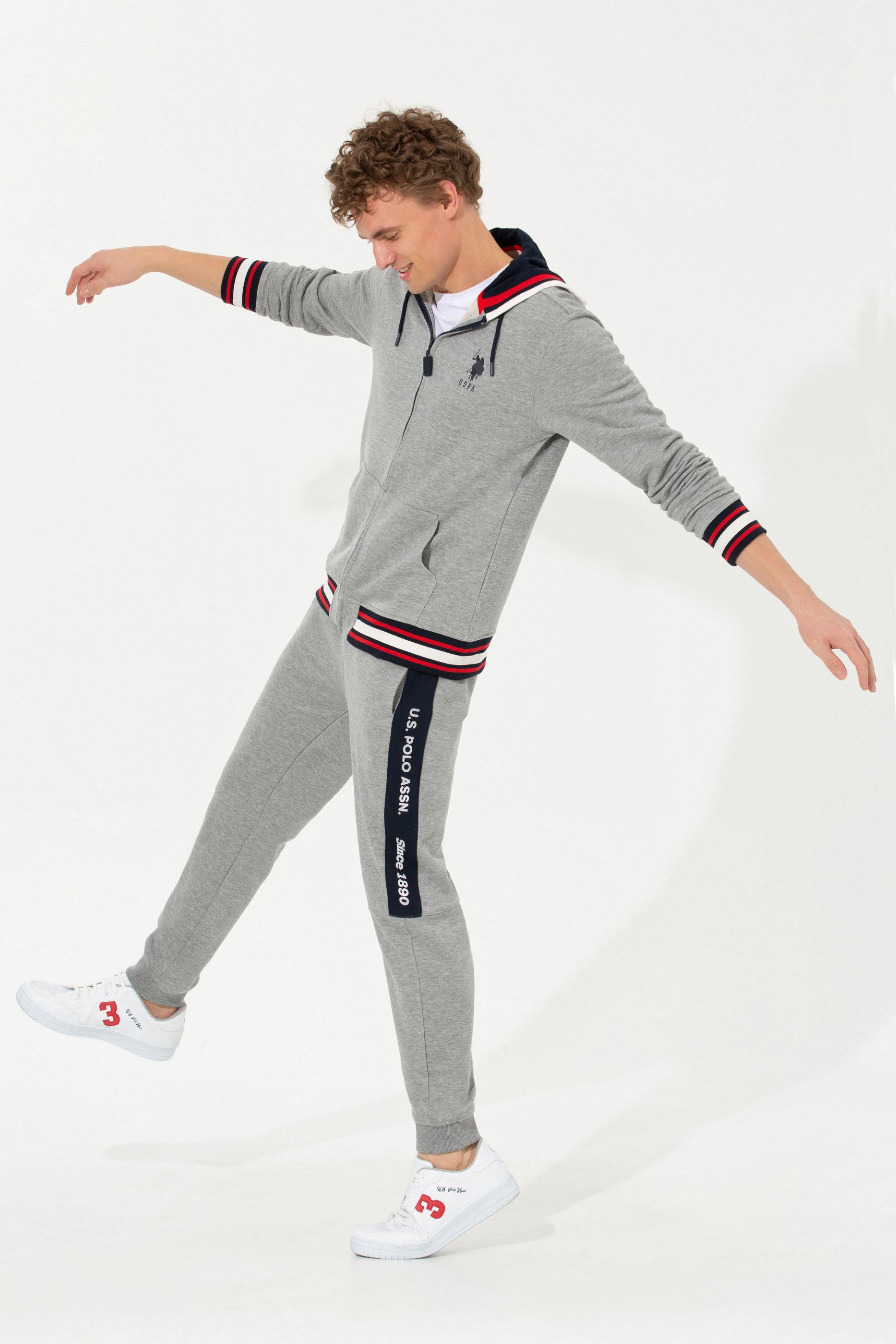 Erkek Gri Melanj Eşofman Altı