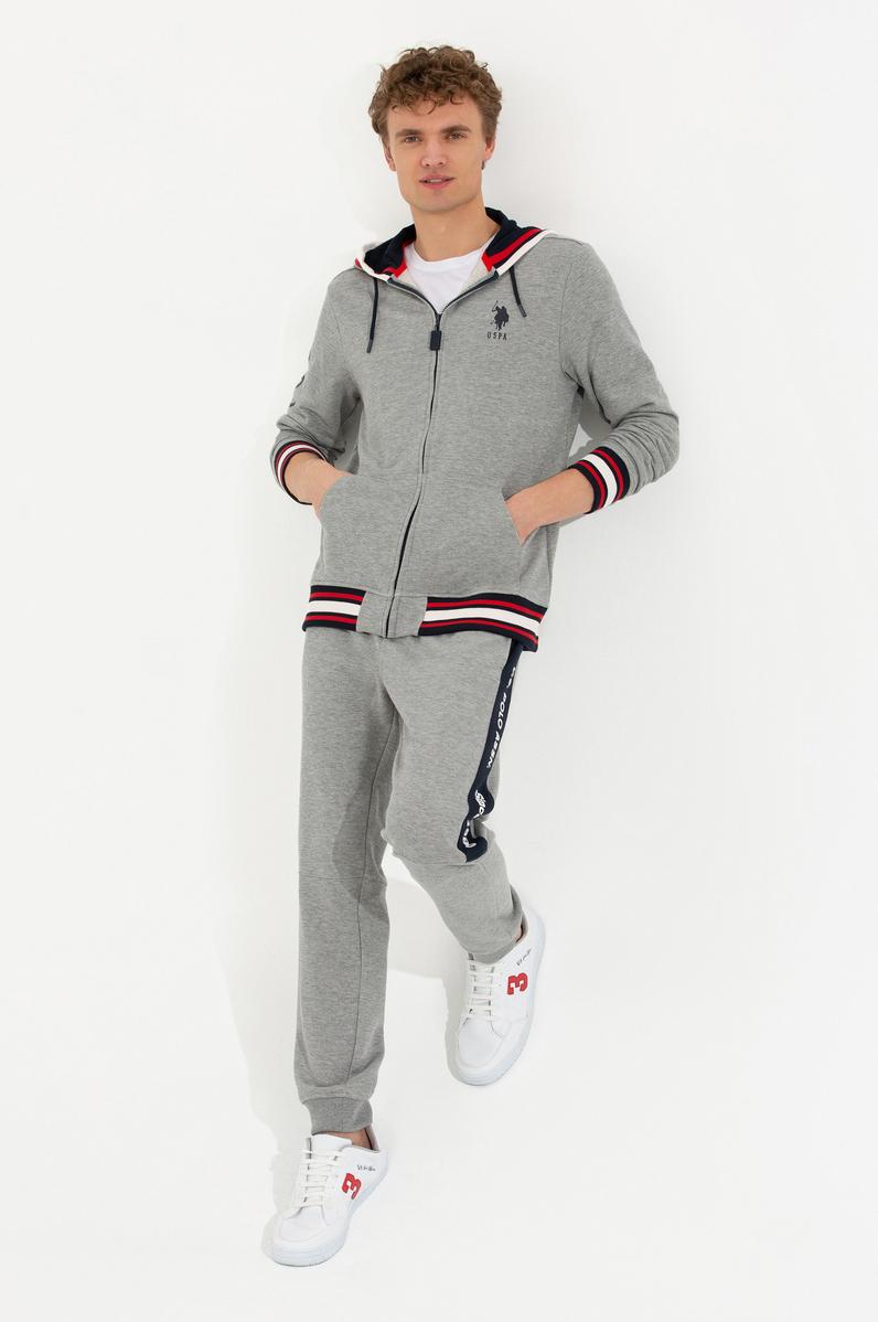 Erkek Gri Melanj Eşofman Altı