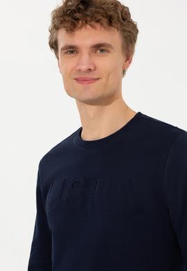 Erkek Lacivert Basic Sweatshirt - 50254503004