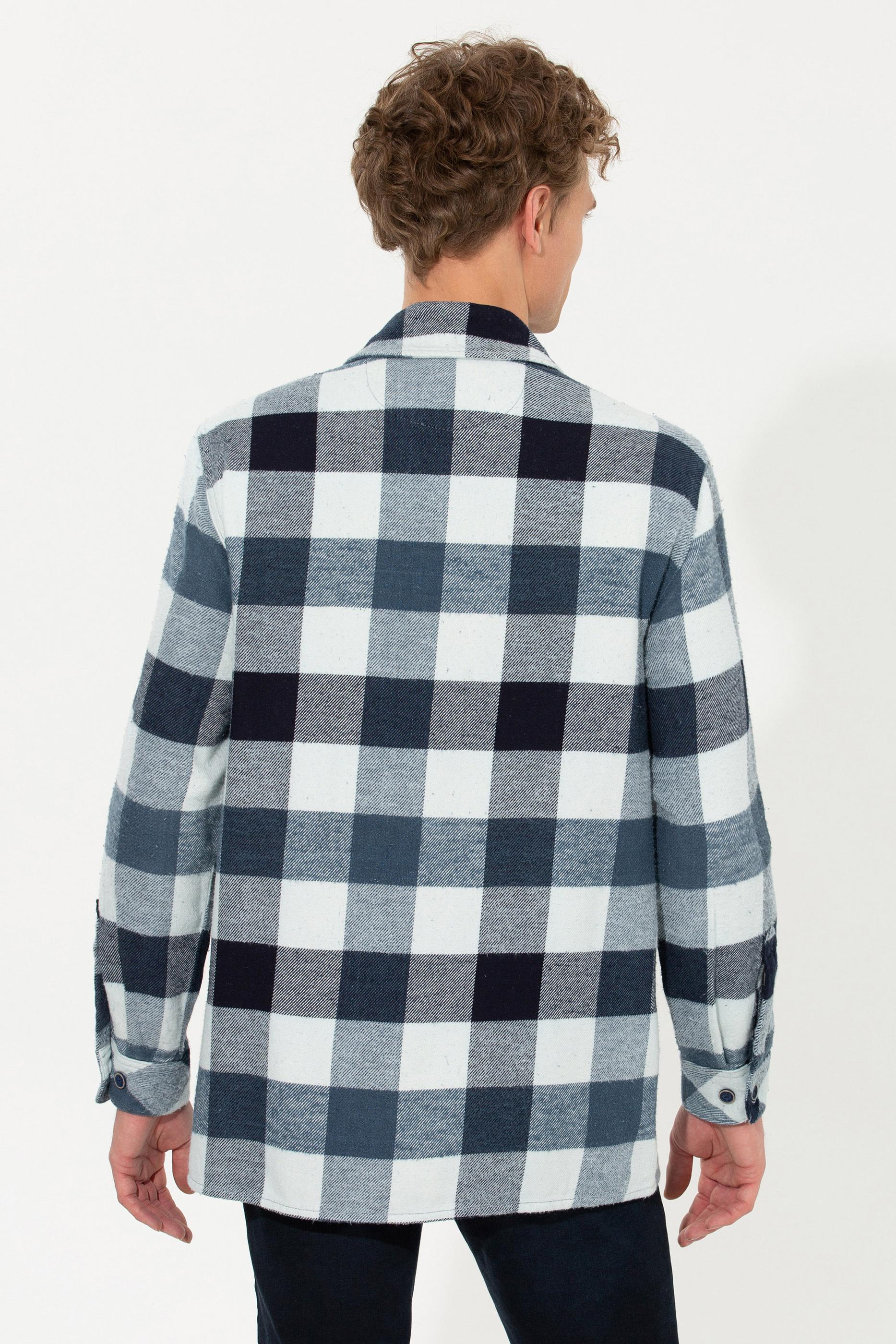 Erkek Mavi Jean Gömlek