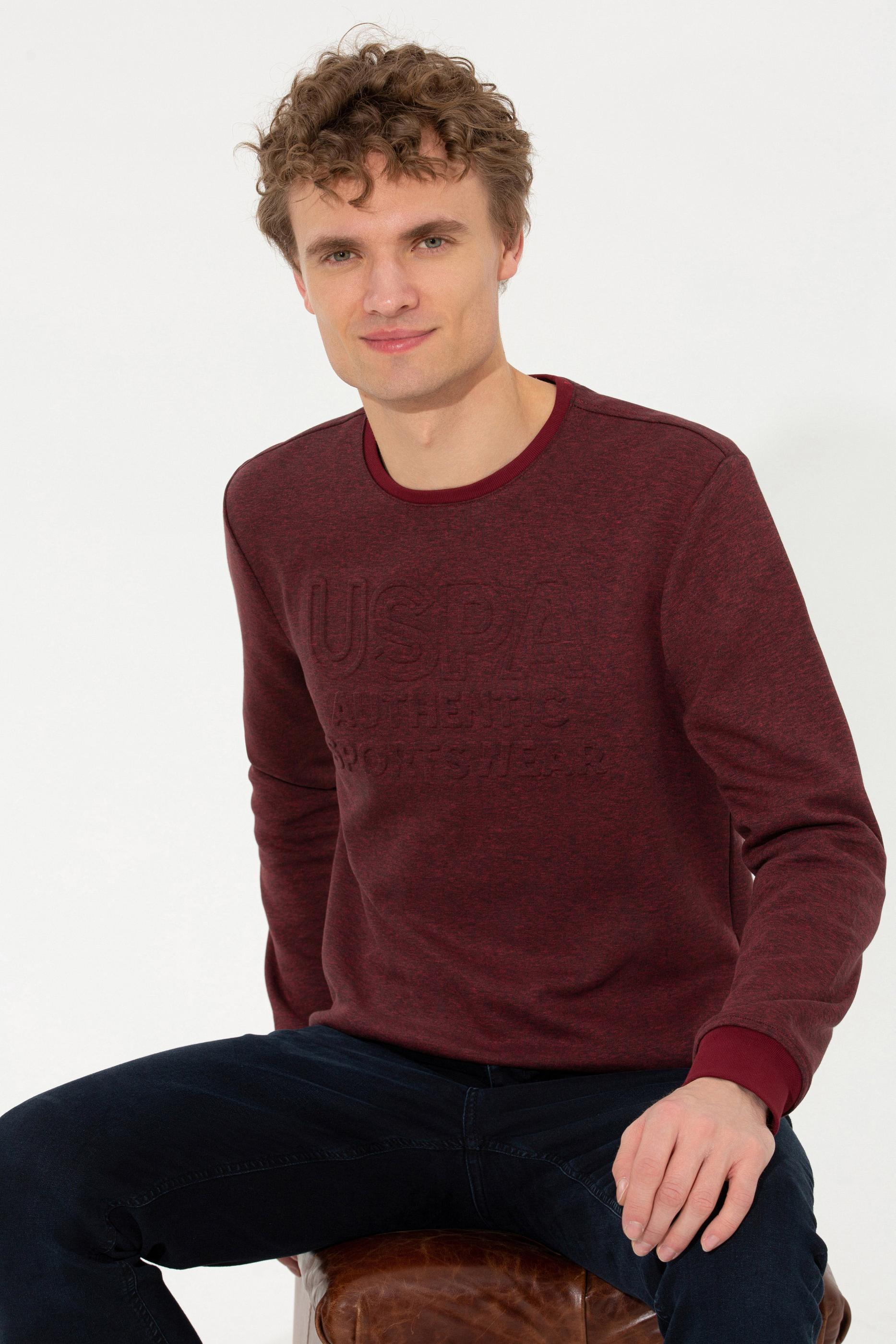 Erkek Vişne Sweatshirt