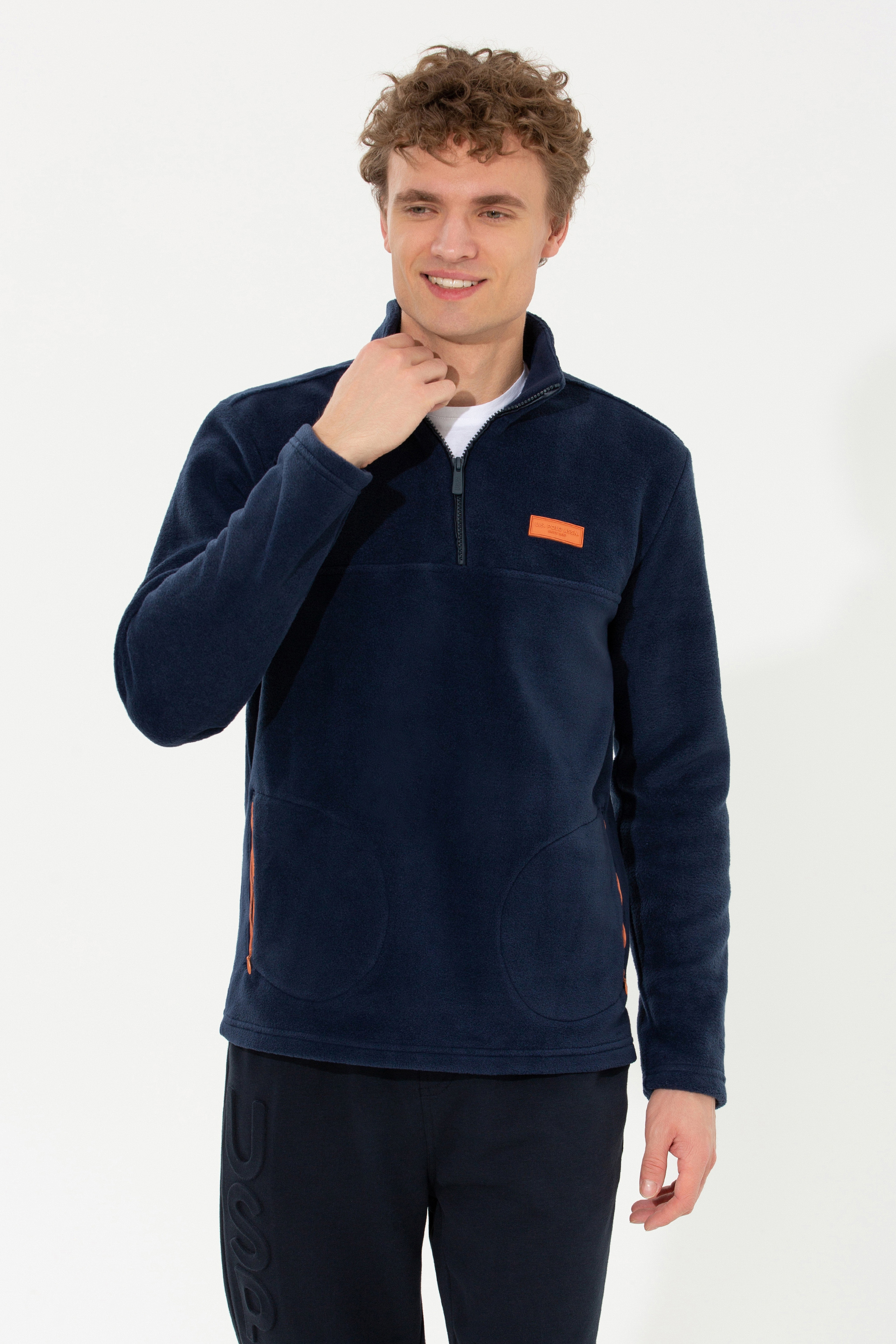 Erkek Lacivert Sweatshirt - Image 2