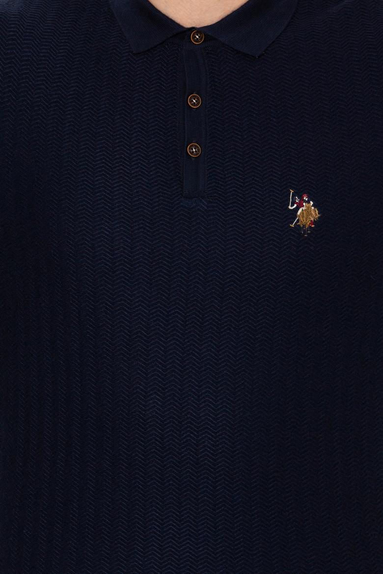 Erkek Lacivert Triko Kazak - 50256197012