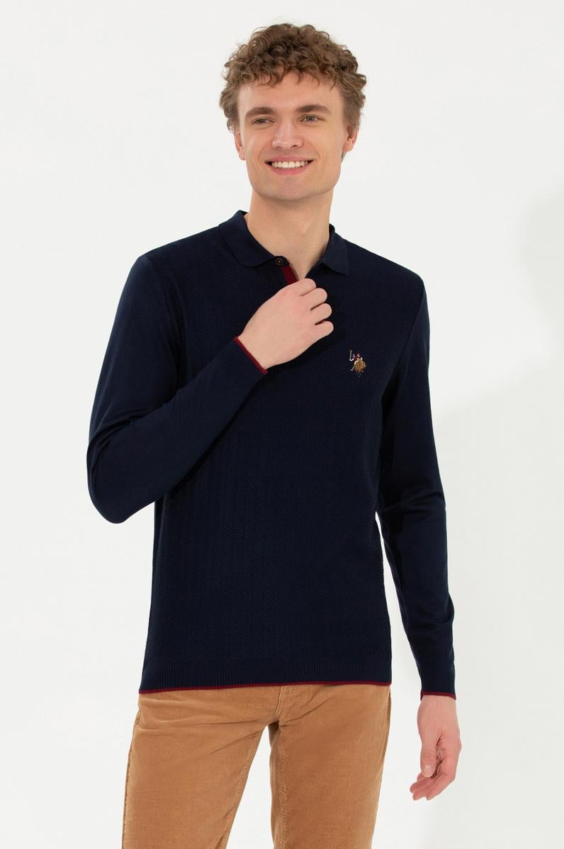 Erkek Lacivert Kazak