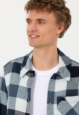 Erkek Mavi Jean Gömlek - 50252959011