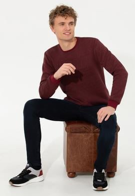 Erkek Vişne Sweatshirt - 50253286017