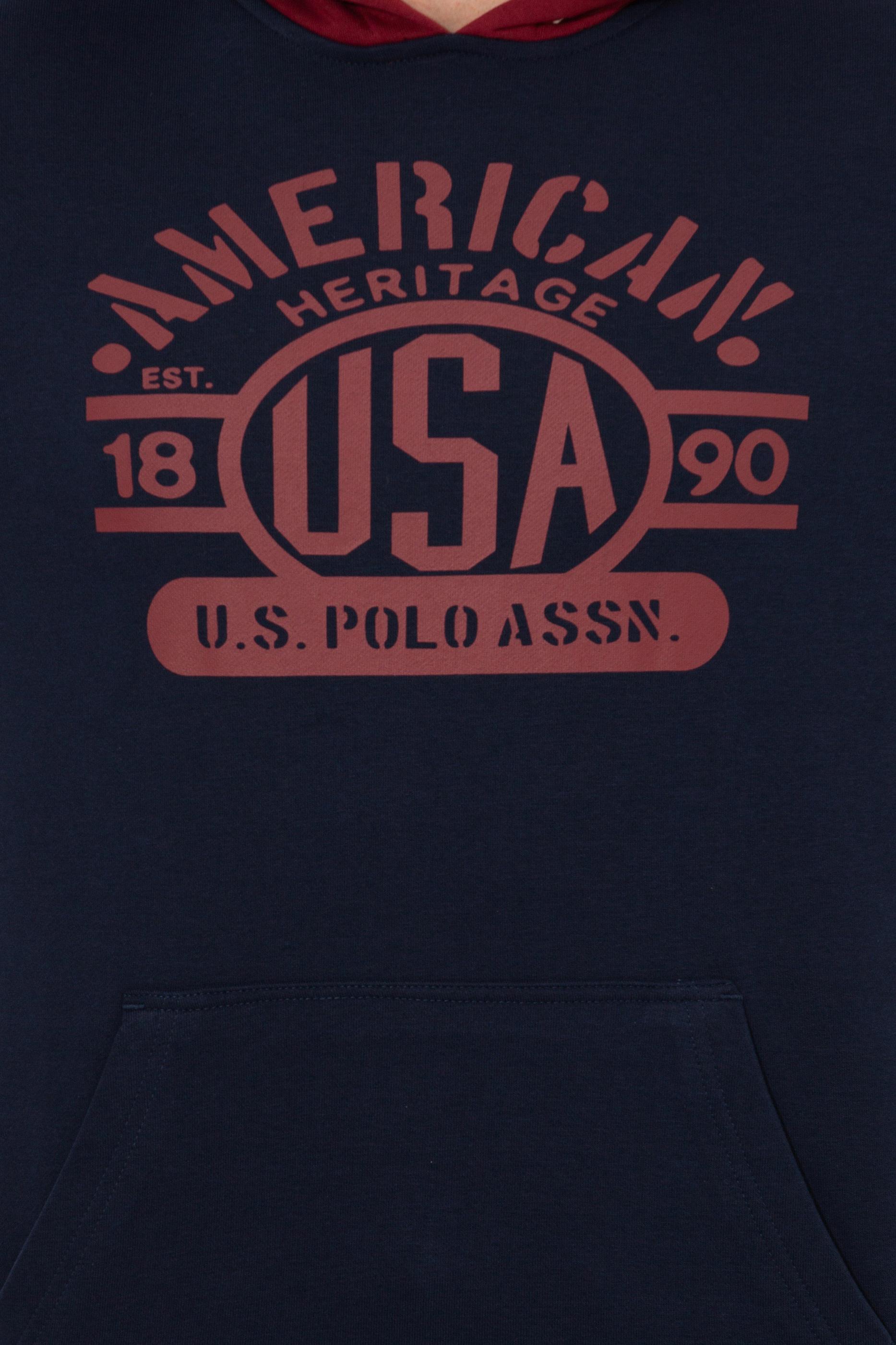 Erkek Lacivert Kapüşonlu Sweatshirt