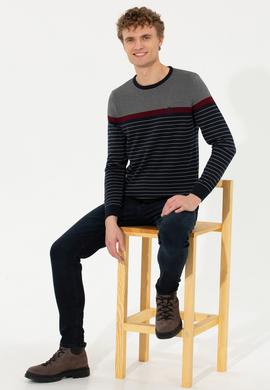 Erkek Lacivert Kazak - 50251888014