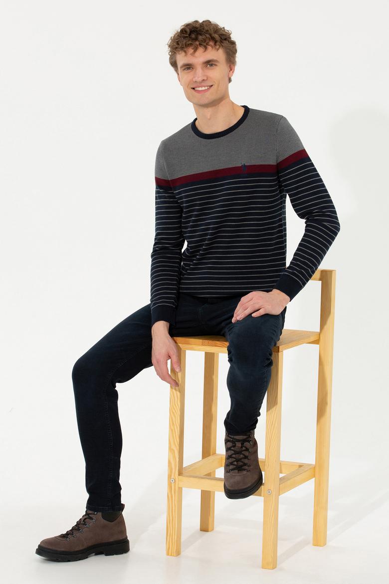 Erkek Lacivert Kazak - 50251888014