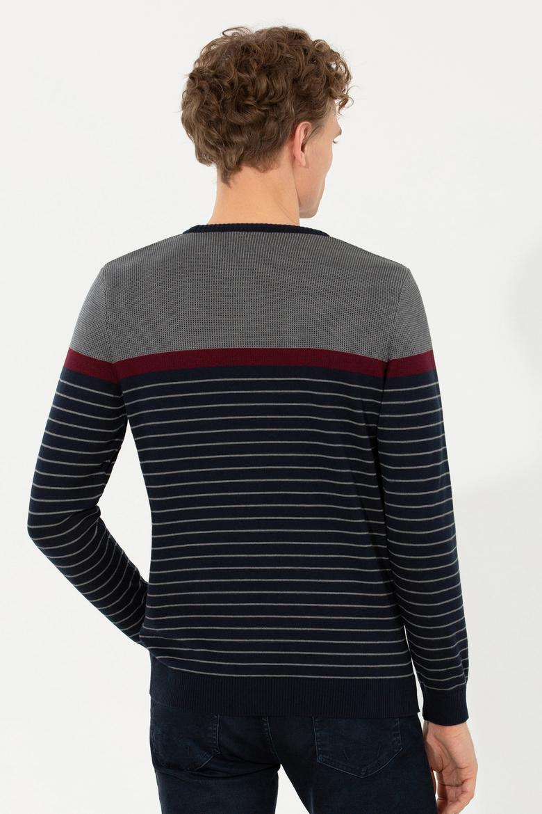 Erkek Lacivert Kazak - 50251888014