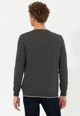 Erkek Antrasit Melanj Kazak - 50256637016