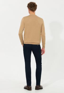 Erkek Lacivert Kanvas Pantolon - 50263741071