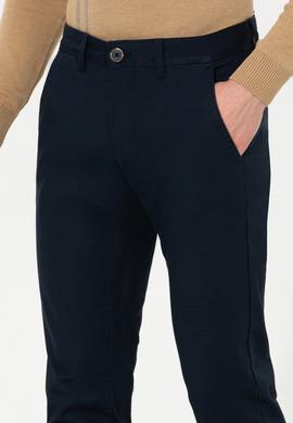 Erkek Lacivert Kanvas Pantolon - 50263741071