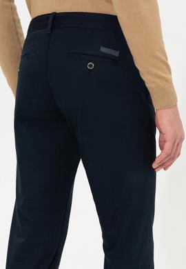 Erkek Lacivert Kanvas Pantolon - 50263741071