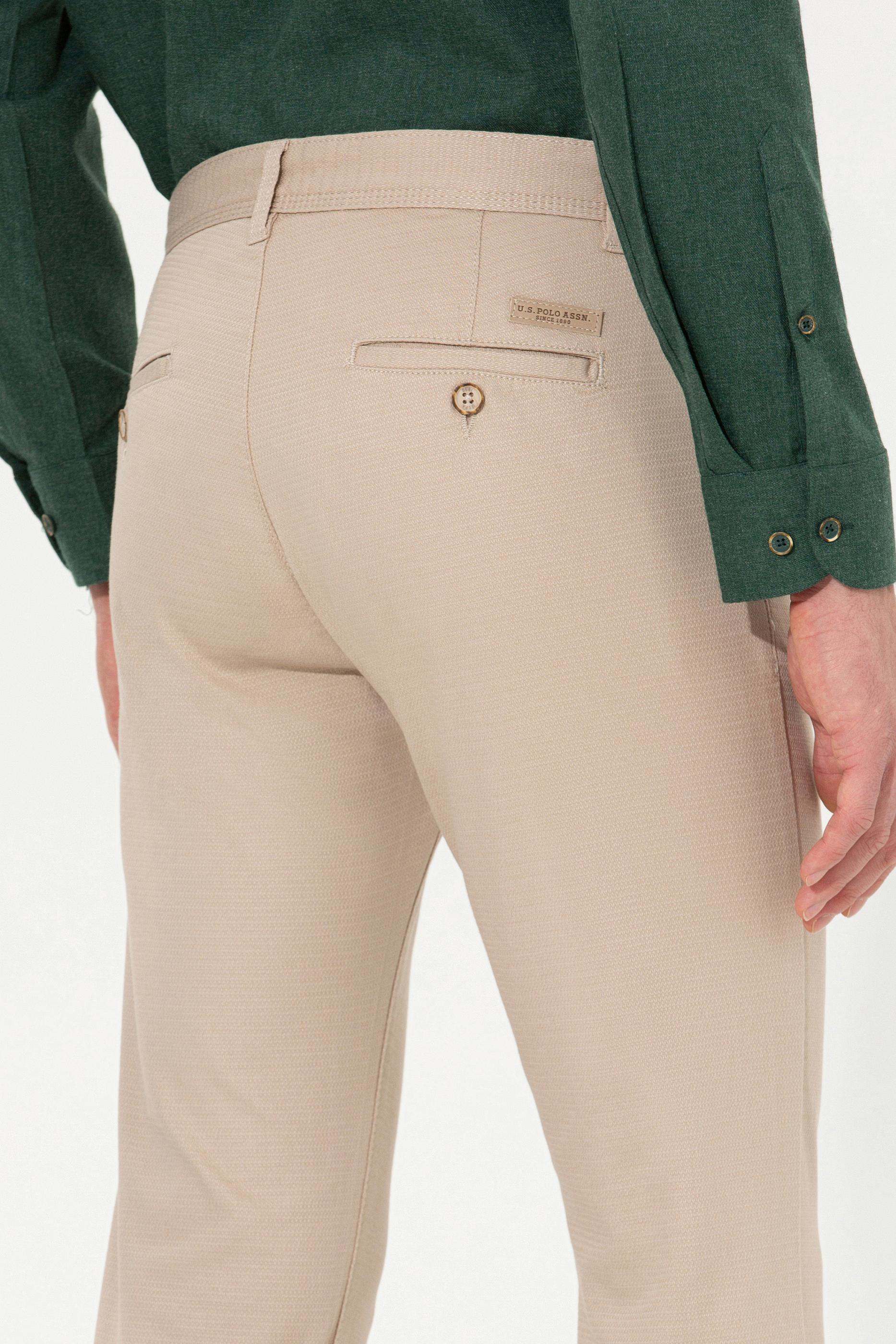 Erkek Taş Kanvas Pantolon