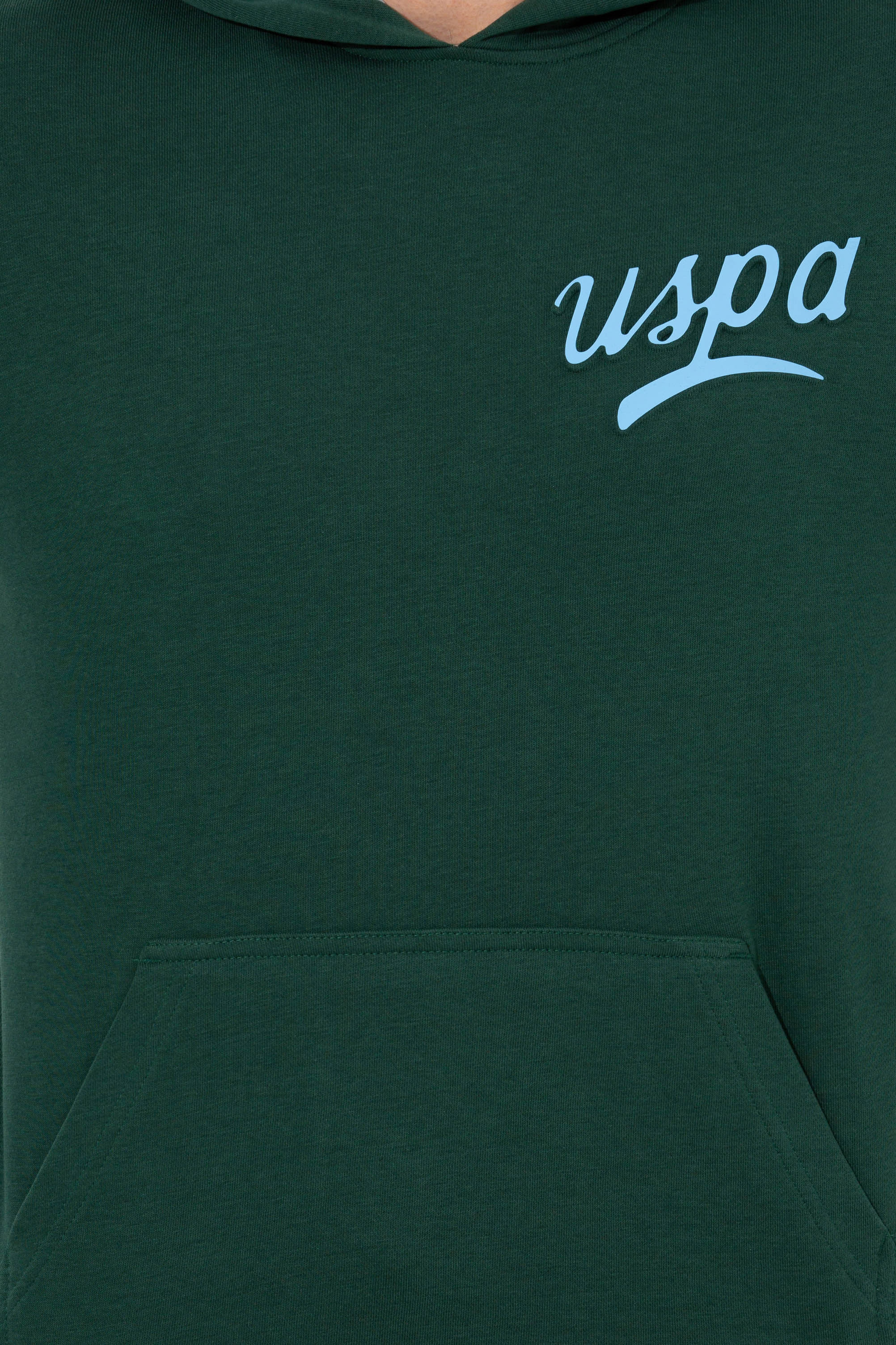 Erkek Yeşil Kapüşonlu Sweatshirt - Image 6