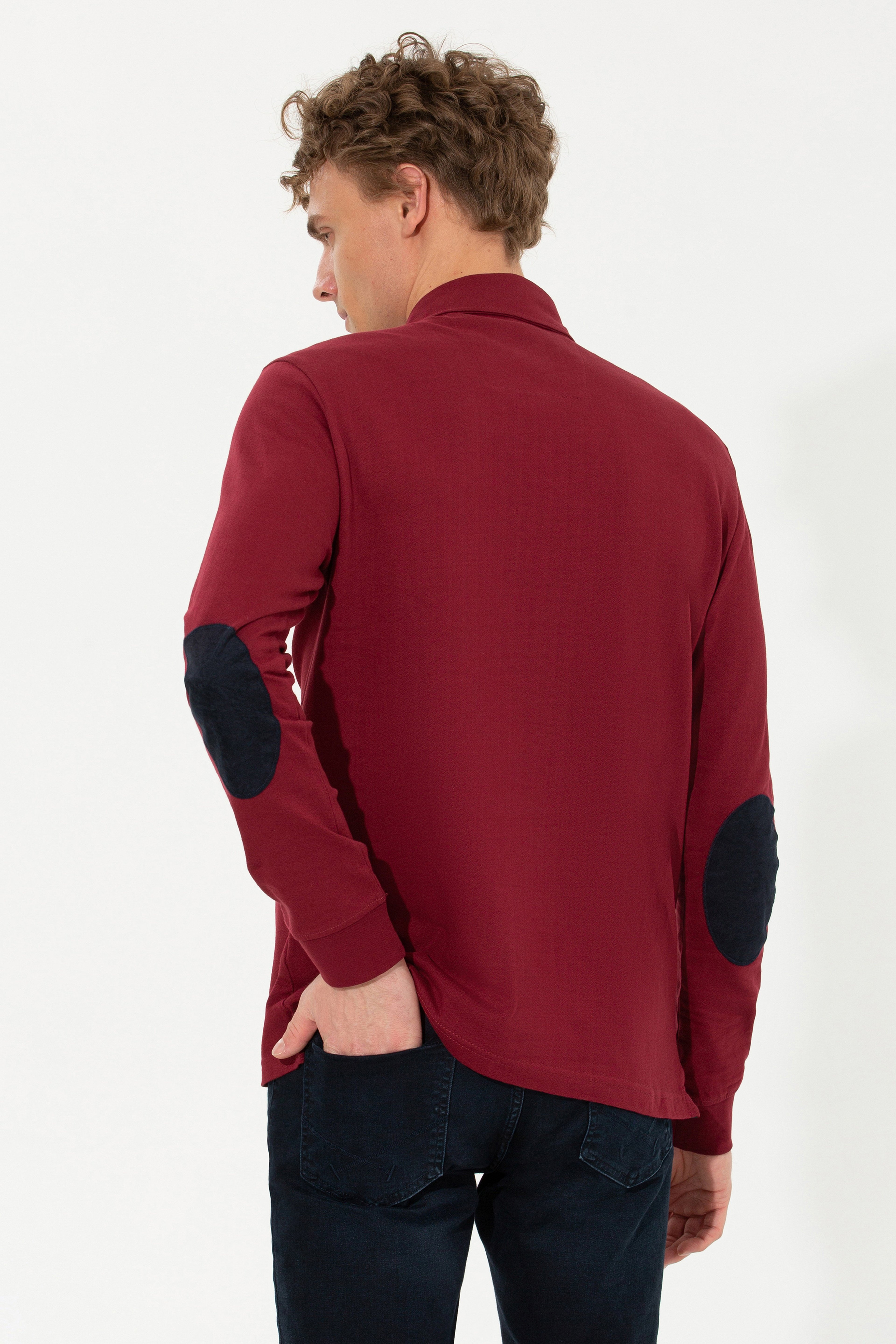 Erkek Vişne Sweatshirt - Image 5