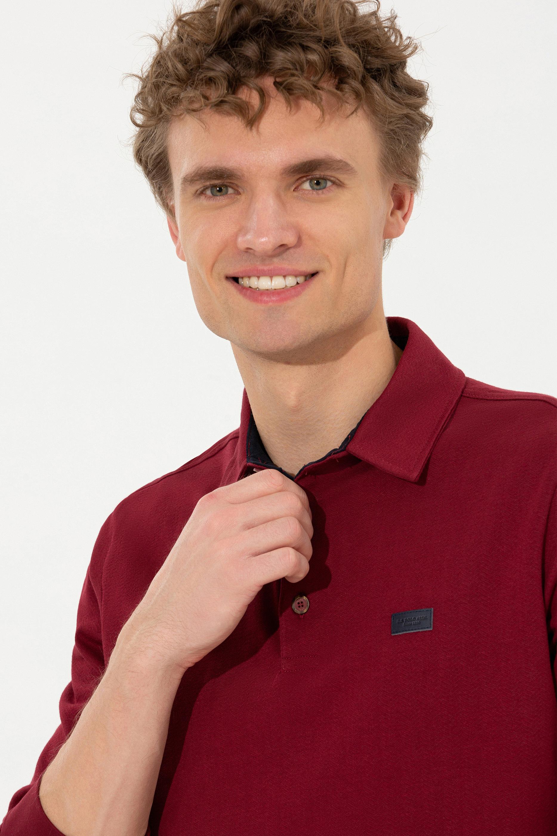 Erkek Vişne Sweatshirt