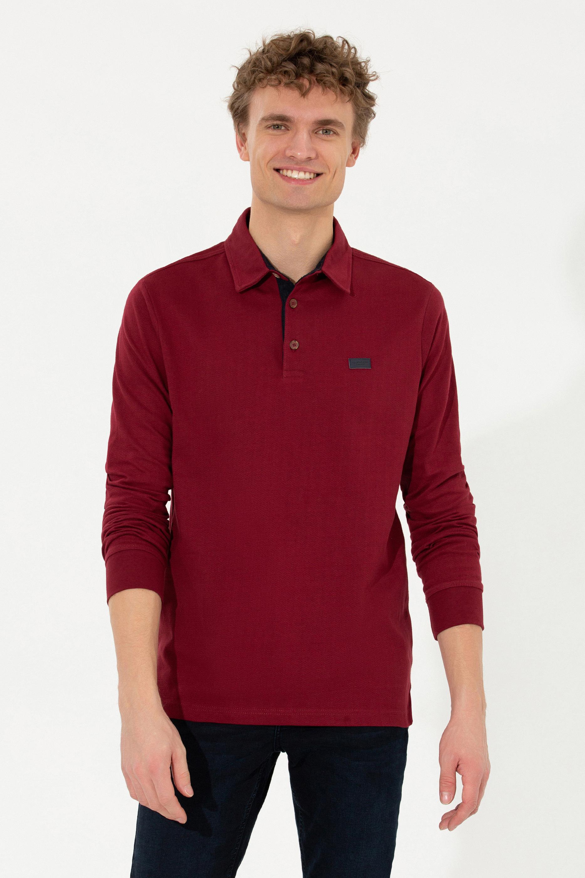 Erkek Vişne Sweatshirt