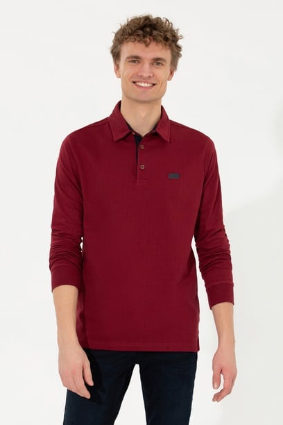 Erkek Vişne Sweatshirt
